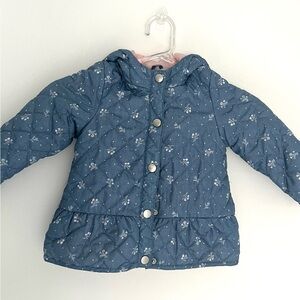 Blue Quilted Kids Jacket 24 months